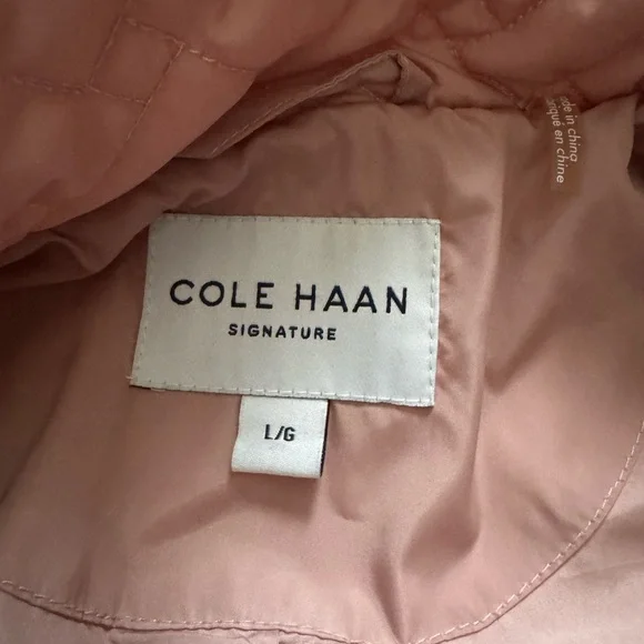 Cole Haan Women's Quilted Jacket - Pink - Picture 5 of 5